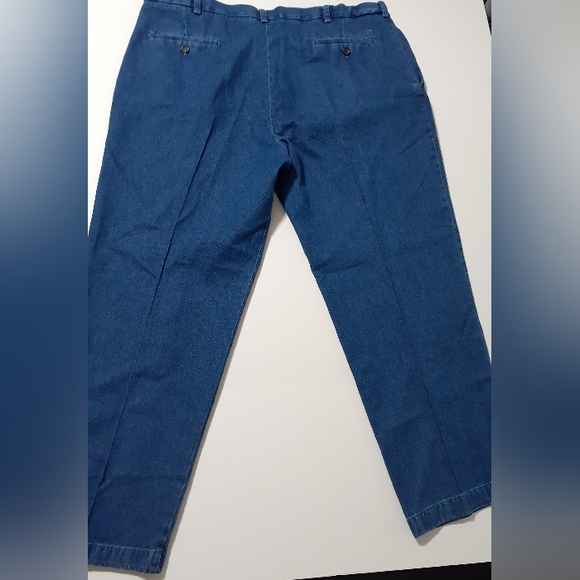 Vintage Men's Haggar Pleated Jeans - Picture 14 of 15